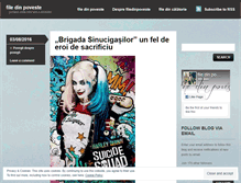 Tablet Screenshot of filedinpoveste.net